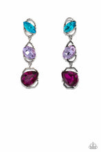 Load image into Gallery viewer, Paparazzi Dimensional Dance - Multi Rhinestone Earring
