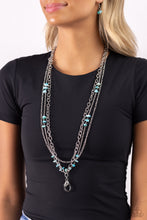 Load image into Gallery viewer, Paparazzi Seize the Stacks - Blue Necklace

