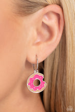 Load image into Gallery viewer, Paparazzi Donut Delivery - Pink Earring
