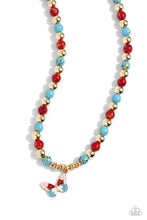 Load image into Gallery viewer, Paparazzi Speckled Story - Multi Stone Necklace
