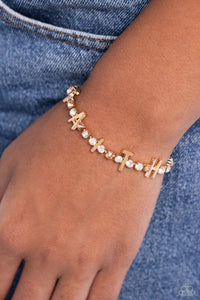 Paparazzi In Good Faith - Gold Bracelet