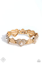 Load image into Gallery viewer, Paparazzi Heartfelt Heirloom - Gold Bracelet
