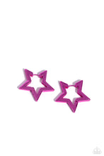 Load image into Gallery viewer, Paparazzi In A Galaxy STAR, STAR Away - Pink Earring
