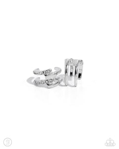 Paparazzi Glittery Glow Up- Cuff Earring