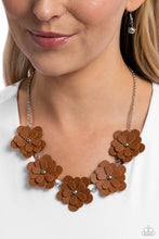 Load image into Gallery viewer, Paparazzi Balance of FLOWER - Brown Necklace
