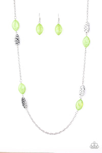 Beachfront Beauty - Green Necklace Paparazzi