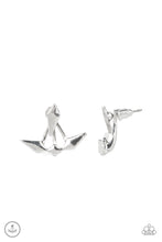 Load image into Gallery viewer, Metal Origami - Silver Earring Paparazzi
