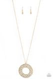 Load image into Gallery viewer, PAPARAZZI BAD HEIR DAY - GOLD Necklace
