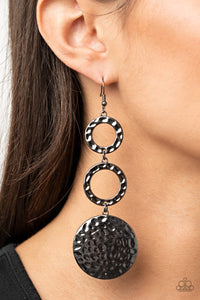 Blooming Baubles - Black - Paparazzi Earrings