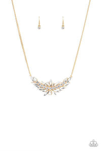 HEIRS and Graces - gold - Paparazzi necklace