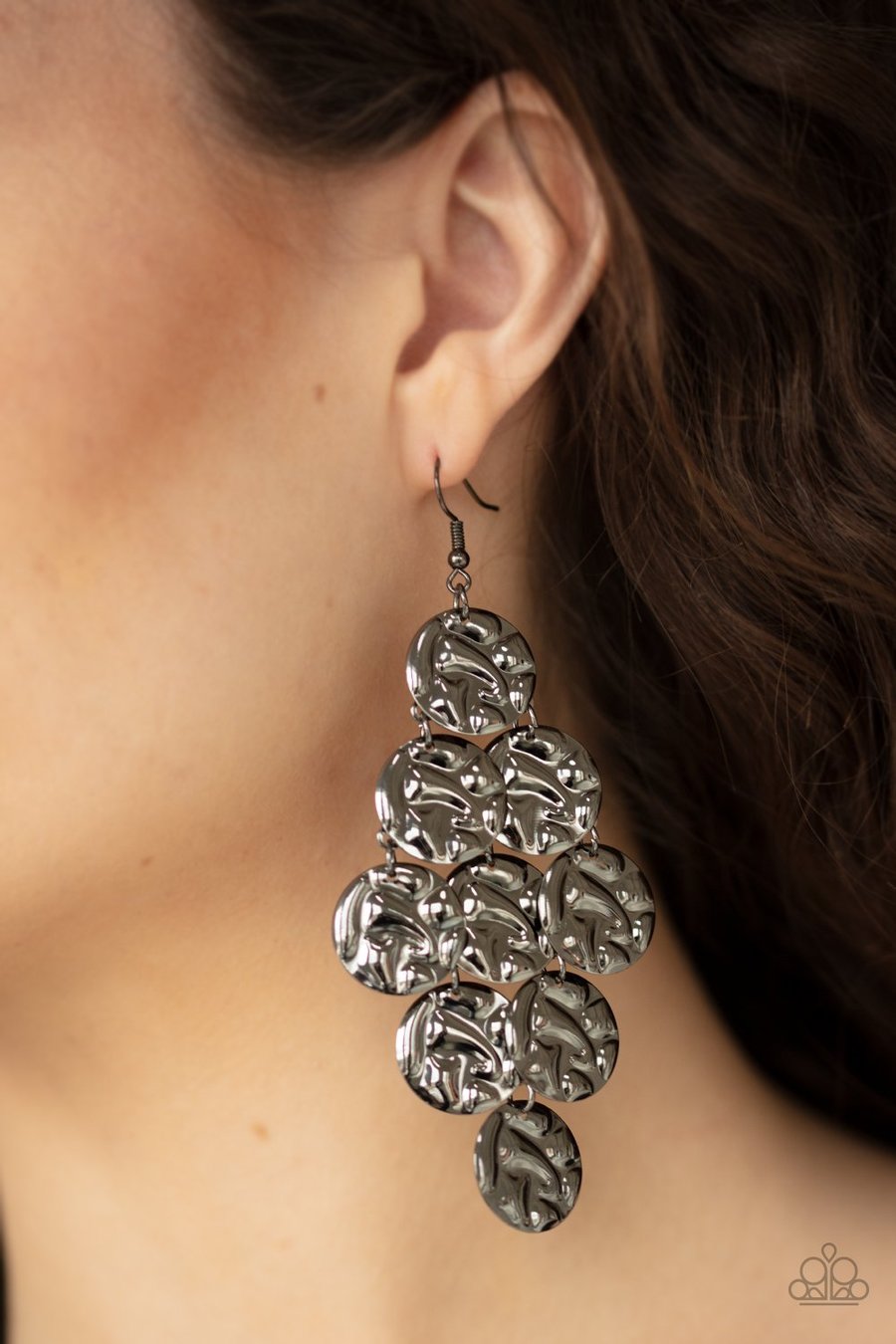 Paparazzi - Metro Trend - Silver Earrings Paparazzi