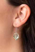 Load image into Gallery viewer, ROYAL ROLLER - PAPARAZZI - GREEN GLASSY AND OPAQUE BEAD SILVER NECKLACE
