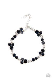 Social GLISTENING Blue Rhinestone Bracelet Paparazzi