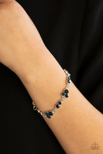 Load image into Gallery viewer, Social GLISTENING Blue Rhinestone Bracelet Paparazzi
