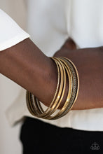 Load image into Gallery viewer, The Big Bangle - Brass Bracelet Paparazzi
