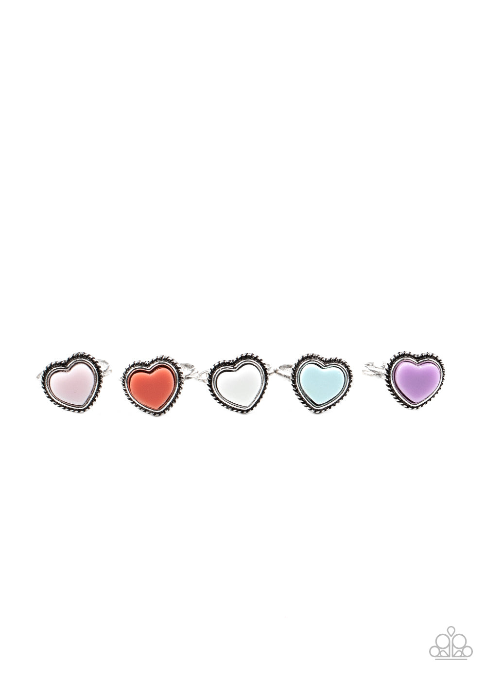 Assorted Heart Starlet Shimmer Ring Kit