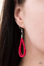 Load image into Gallery viewer, BORA BOMBORA - RED SEED BEAD NECKLACE SET Paparazzi
