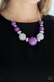Load image into Gallery viewer, Paparazzi Daytime Drama - Purple Necklace Paparazzi
