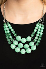 Load image into Gallery viewer, Flirtatiously Fruity- Green Paparazzi Necklace
