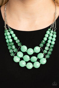 Flirtatiously Fruity- Green Paparazzi Necklace