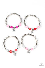 Load image into Gallery viewer, Heart Charm Starlet Shimmer Bracelet Kit
