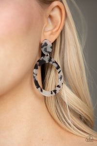 Fish Out Of Water Acrylic Earring Paparazzi