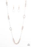 Load image into Gallery viewer, PAPARAZZI VINTAGE VAULT "METRO MINIMALIST" ROSE GOLD NECKLACE
