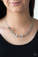 Load image into Gallery viewer, SIMPLE SHEEN - SILVER AND GOLD DISC NECKLACES - PAPARAZZI - EMP 2021 EXCLUSIVE
