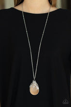 Load image into Gallery viewer, Tangled Gardens - Orange Moonstone Paparazzi Necklace
