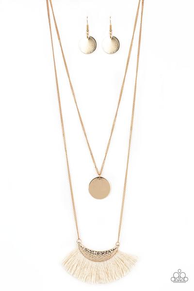Tassel Temptation - Gold Necklace